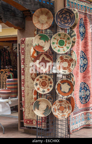 Arte e architettura in Santa Fe, New Mexico Foto Stock