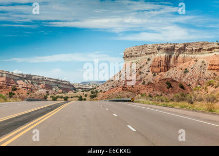 Noi 550 scenic highway in New Mexico Foto Stock