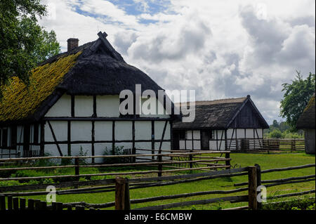 Open-air-museo villaggio Slowinian in Kluki, Polonia, Europa Foto Stock