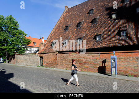 Grande Mill ( Wielki Mlyn) in Gdansk, Polonia, Europa Foto Stock