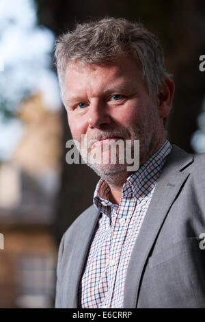 Edimburgo, Scozia, Regno Unito. 20 agosto 2014. Arne Dahl, autore svedese di criminalità fiction, all'Edinburgh International Book Festival 2014. Edimburgo, Scozia. 19 agosto 2014 Credit: GARY DOAK/Alamy Live News Foto Stock