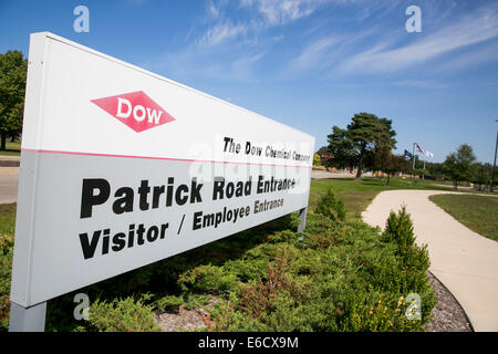 La sede della Dow Chemical Company di Midland, Michigan. Foto Stock