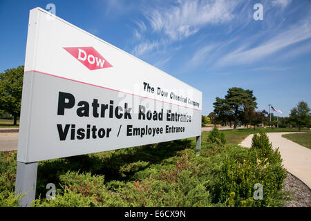 La sede della Dow Chemical Company di Midland, Michigan. Foto Stock