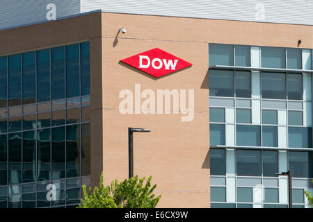 La sede della Dow Chemical Company di Midland, Michigan. Foto Stock