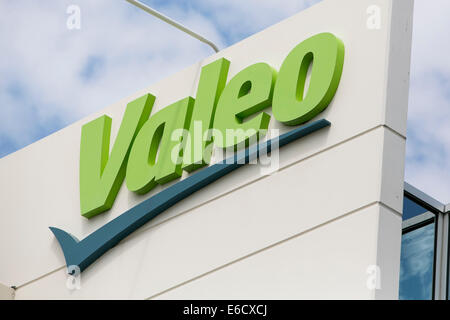 Una risorsa occupata dai pezzi di ricambio auto maker Valeo in Troy, Michigan. Foto Stock