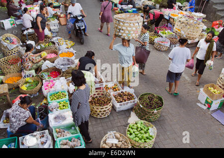 Mercato di frutta e verdura, Ubud, Bali, Indonesia Foto Stock