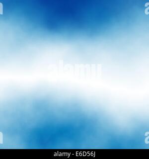 Vettoriale modificabile di striscia bianca nuvola in cielo blu realizzato utilizzando un gradiente mesh Illustrazione Vettoriale