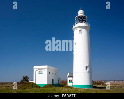 Il 1867 Hurst Point Lighthouse vicino Milford-su-Mare si trova a Hurst punto nella contea di Hampshire Foto Stock