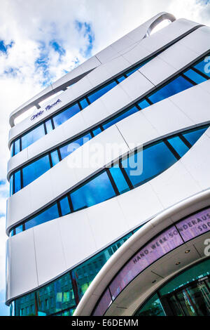 La Otto Bock Science Center di Berlino, popolarmente conosciuta come la Casa del muscolo. Foto Stock