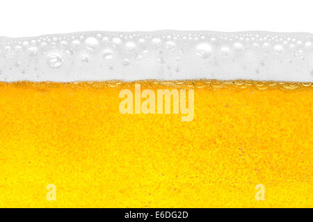 La birra in close-up shot Foto Stock