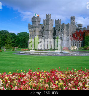 Ashford Castle Gardens Foto Stock