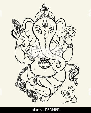 Signore Ganesha. Foto Stock