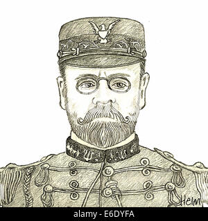 John Philip Sousa, 1854 - 1932, American composer, ritratto Foto Stock