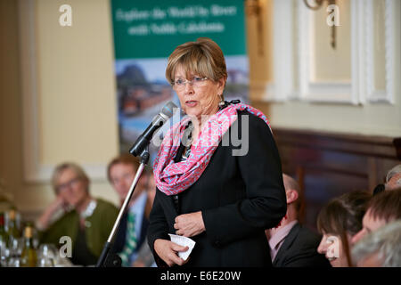 Prue Leith al oldie pranzo letteraria Foto Stock