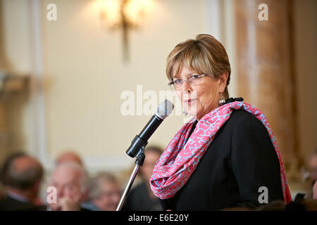 Prue Leith al oldie pranzo letteraria Foto Stock