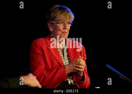 Prue Leith parlando al Soho Festival Letterario 2012 Foto Stock