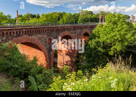 Ponti antichi in Olsztyn, Warmia e Mazury, Polonia Foto Stock