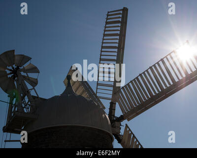 Il mulino a vento di Heage vicino,Ripley Derbyshire, Regno Unito Foto Stock