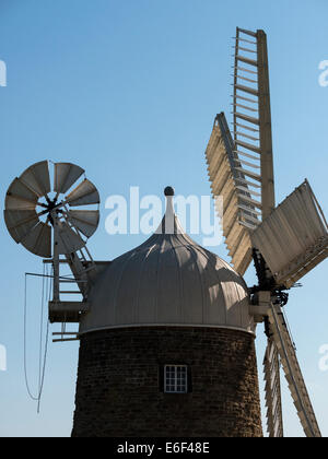 Il mulino a vento di Heage vicino,Ripley Derbyshire, Regno Unito Foto Stock