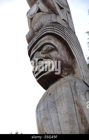 Il Parco Stanley Rose cole yelton memorial totem pole Foto Stock