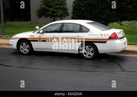 Un Prince George County, Maryland Sheriff's cruiser Foto Stock