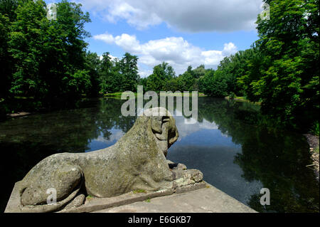 Giardino paesaggistico Arkadia nei pressi di Lowicz, Polonia, Europa Foto Stock