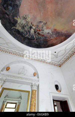 Tempio in giardino paesaggistico Arkadia nei pressi di Lowicz, Polonia, Europa Foto Stock