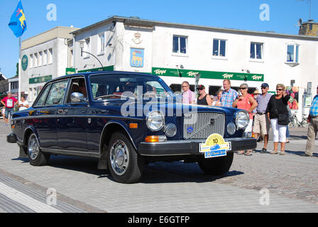 Volvo 164 (1974) in auto oldtimer rally Foto Stock