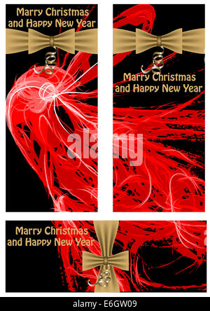 Natale banner astratta. sfondo Foto Stock