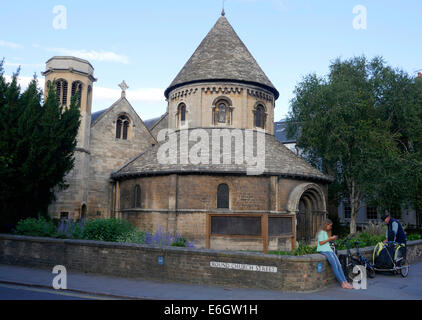 La Chiesa del Santo Sepolcro, Round Church Street Cambridge Inghilterra England Foto Stock