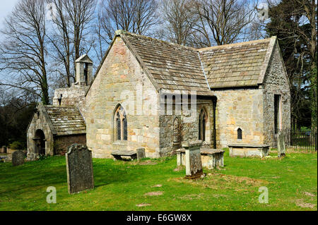 San Pietro Chiesa Parrocchiale, Chillingham, Northumberland, Inghilterra Foto Stock