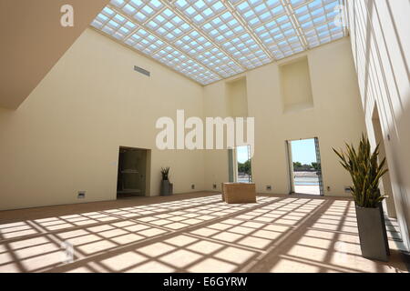 Ingresso al Bahrain Fort Museum, Al Qalah, Regno del Bahrein Foto Stock
