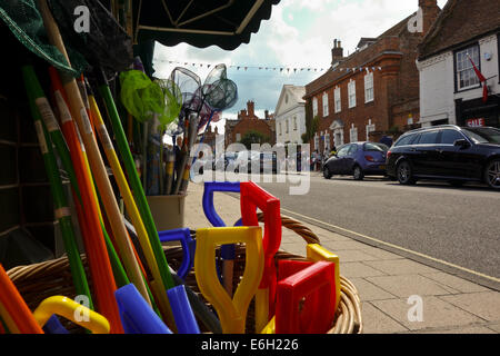 Southwold High street negozi turisti estivi Foto Stock