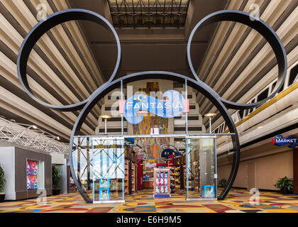 Fantasia store all'interno del resort contemporaneo hotel in Walt Disney World, Florida Foto Stock