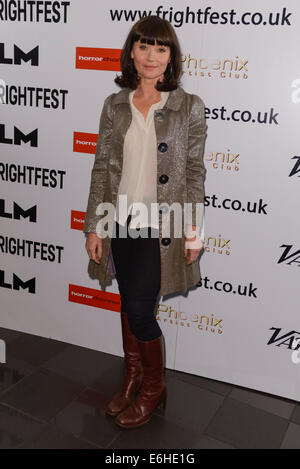 Il quindicesimo Film4 Frightfest il 23/08/2014 presso la VUE West End di Londra. I registi frequentare il Regno Unito Premiere del Babadook. Persone nella foto: Essie Davis. Foto di Julie Edwards Foto Stock