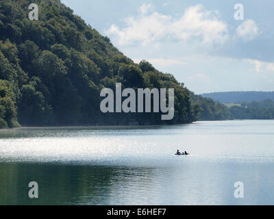 Lac de Chalain, Giura, Francia Foto Stock