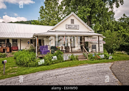 White's Mill mercantili, 12290 White's Mill Road, Abingdon, Virginia Foto Stock