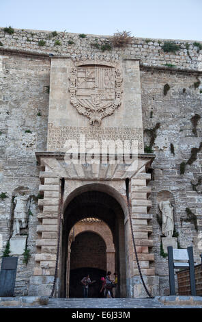 Portal de Ses Taules entrata di Dalt Vila di Ibiza città vecchia - Ibiza Foto Stock