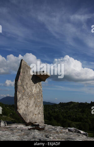 Pietra di bilanciamento Foto Stock
