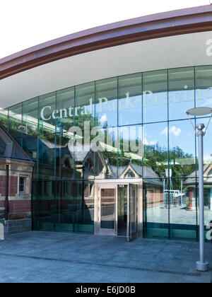 NYPD Central Park Precinct Station House, entrata principale, NYC Foto Stock