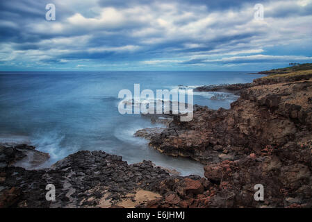 Costa in Lanai, Hawaii Foto Stock