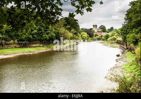 Aylesford, Maidstone Kent e il fiume Medway Foto Stock