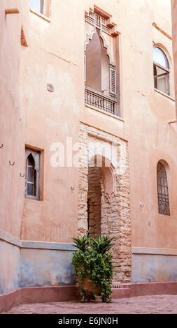 I dettagli di architettura di Medina Village a Agadir, Marocco Foto Stock