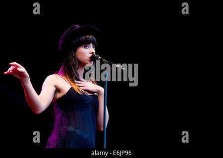 Liverpool, Regno Unito. 25 Ago, 2014. Volpi si esibisce dal vivo a Sefton Park per il Liverpool il Festival Internazionale di Musica. Credito: Christopher Middleton/Alamy Live News Foto Stock