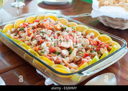 Ceviche di pesce Foto Stock