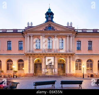 Accademia Svedese delle Scienze, Svenska Akademien, ex edificio dello stock exchange, BÖRSHUSET, Stortorget square, centro storico Foto Stock