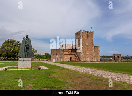 Fortaleza Ozama, Torre De Homenaje, XVI secolo, Zona Colonial, Unesco sito Hweritage, Santo Domingo, Repubblica Dominicana, Foto Stock