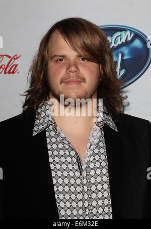 FOX "idolo americano XIII' finalisti Party in Fig & Olive Melrose Place offre: Caleb Johnson dove: Los Angeles, California, Stati Uniti quando: 21 Feb 2014 Foto Stock