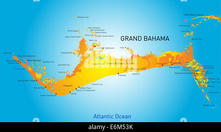 Grand Bahama Foto Stock