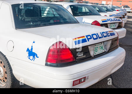 RCMP ('Mountie') auto della polizia. Regina, Saskatchewan, Canada. Foto Stock